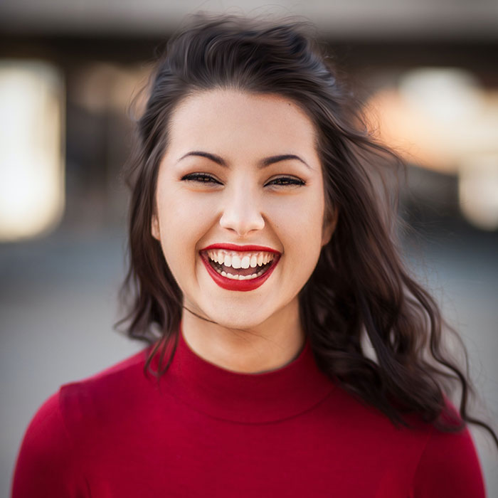 Woman smiling avatar-1